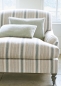 Preview: Porth Stripe Meterware von Colefax and Fowler, Aqua
